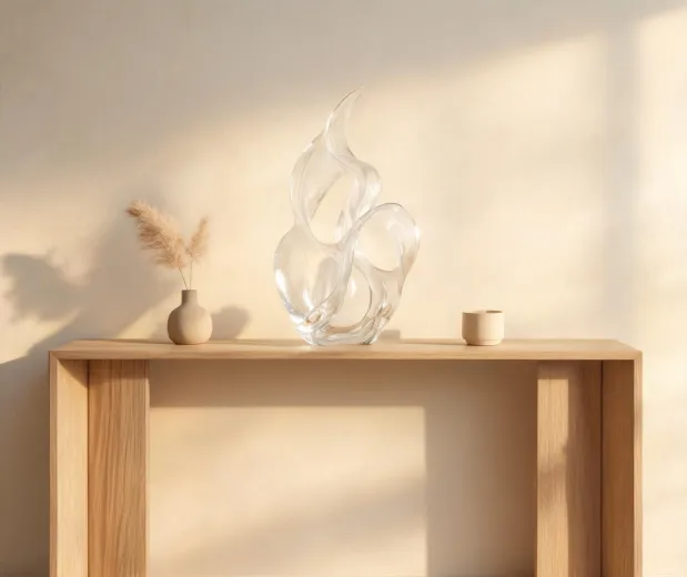 Home decor glass object