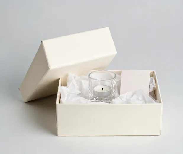 Gift box with crystal